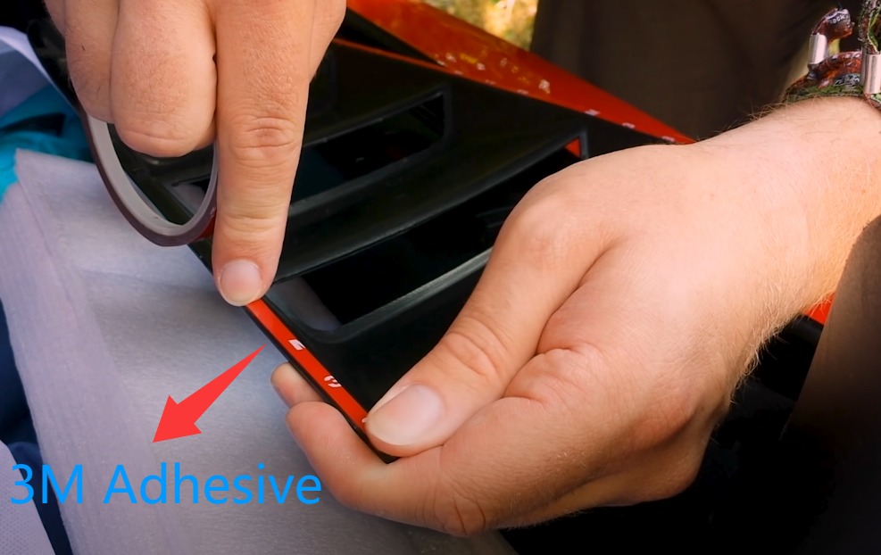 Window louver installation Window louver installation