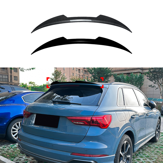 AMP-Z Rear Roof Wing Spoiler For Audi Q3 F3 SUV 2019+