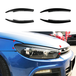 AMP-Z Headlight Eyebrows Eyelids Sticker For VW Volkswagen Scirocco MK3 2009-2017