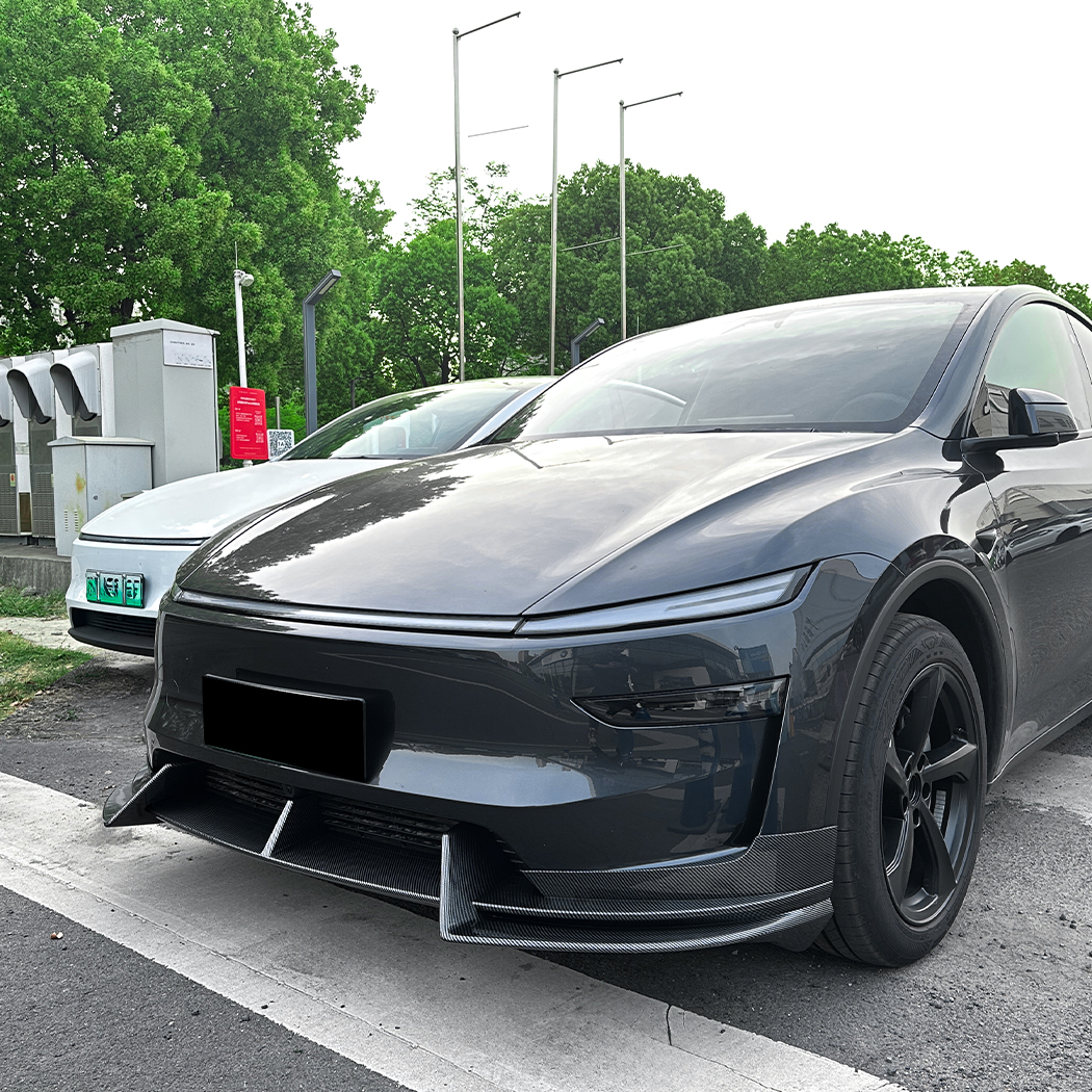 AMP-Z Front Bumper Lip Spiltter For Tesla Model Y 2024+