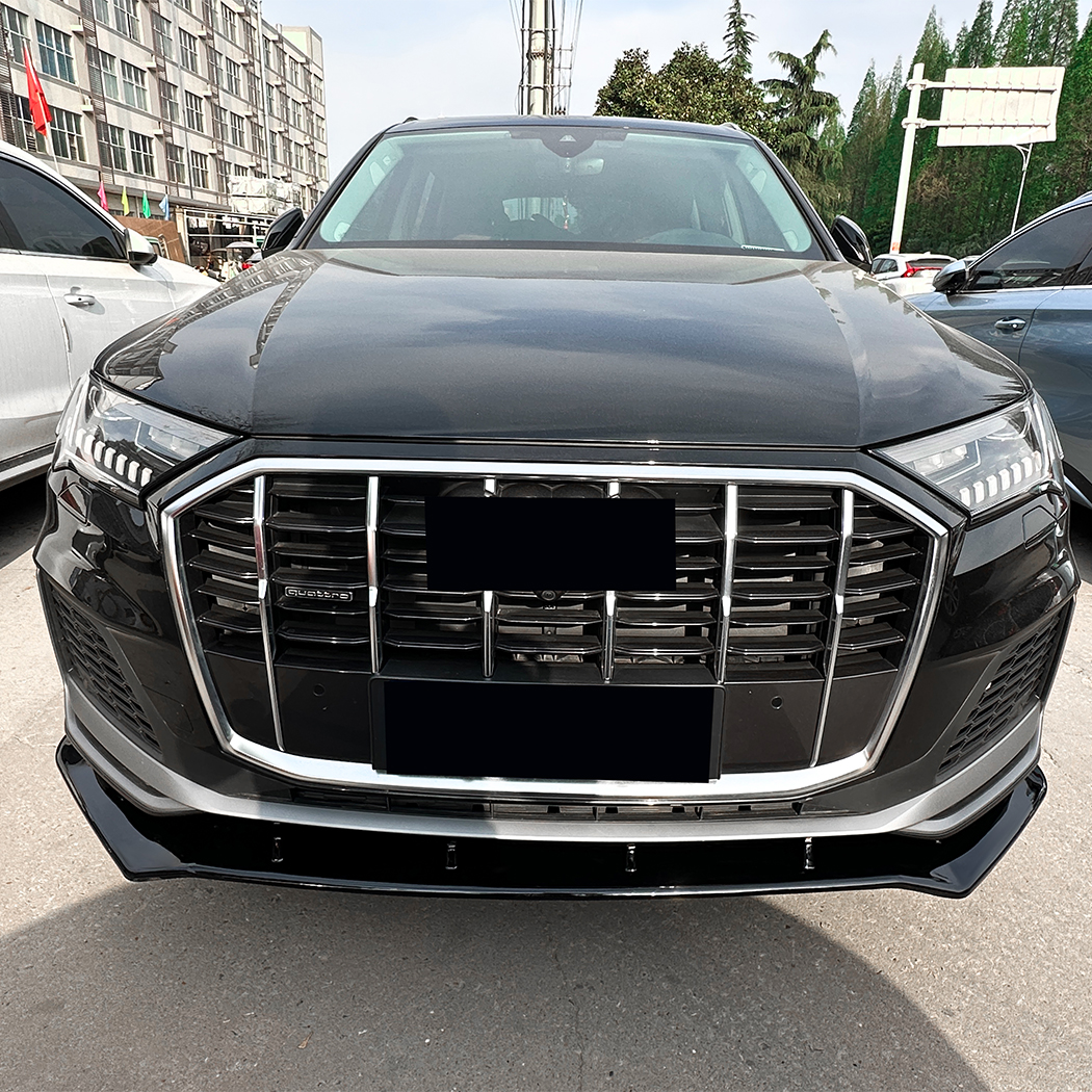 AMP-Z Front Bumper Lip Spiltter For Audi Q7 Sline 2020-2023
