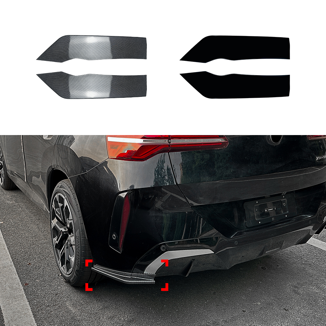 AMP-Z Rear Side Splitter Sticker For BMW X3 G45 M Sport 2025+