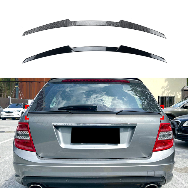 AMP-Z المفسد الجناح الخلفي لـ Mercedes Benz C Class S204 2008-2014