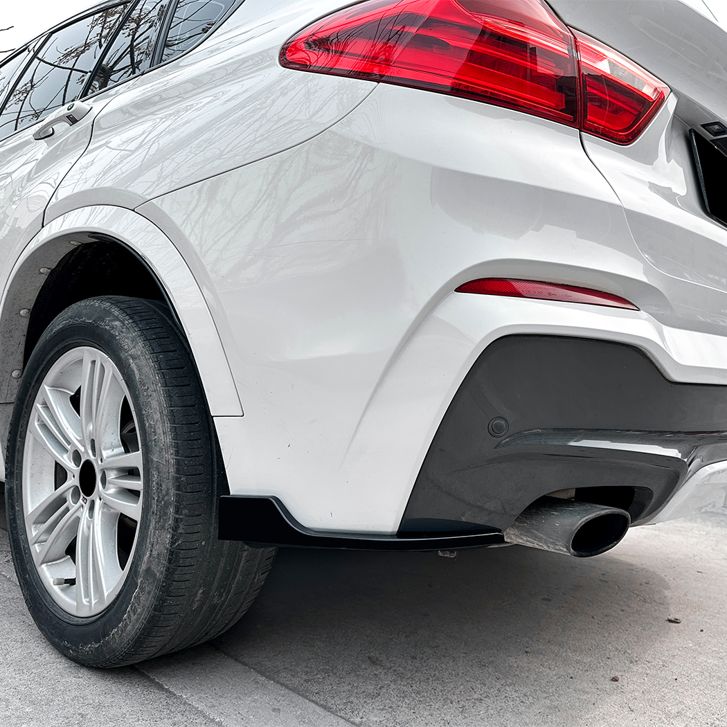 AMP-Z Rear Side Splitter Sticker For BMW X4 F26 M Sport 2014-2018