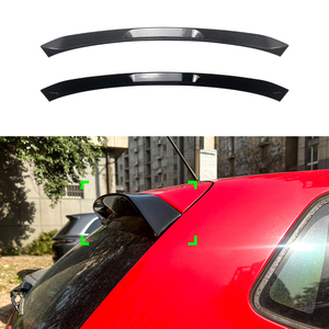 AMP-Z Rear Roof Wing Spoiler Black For VW Volkswagen Polo 6R 6C 2009-2017