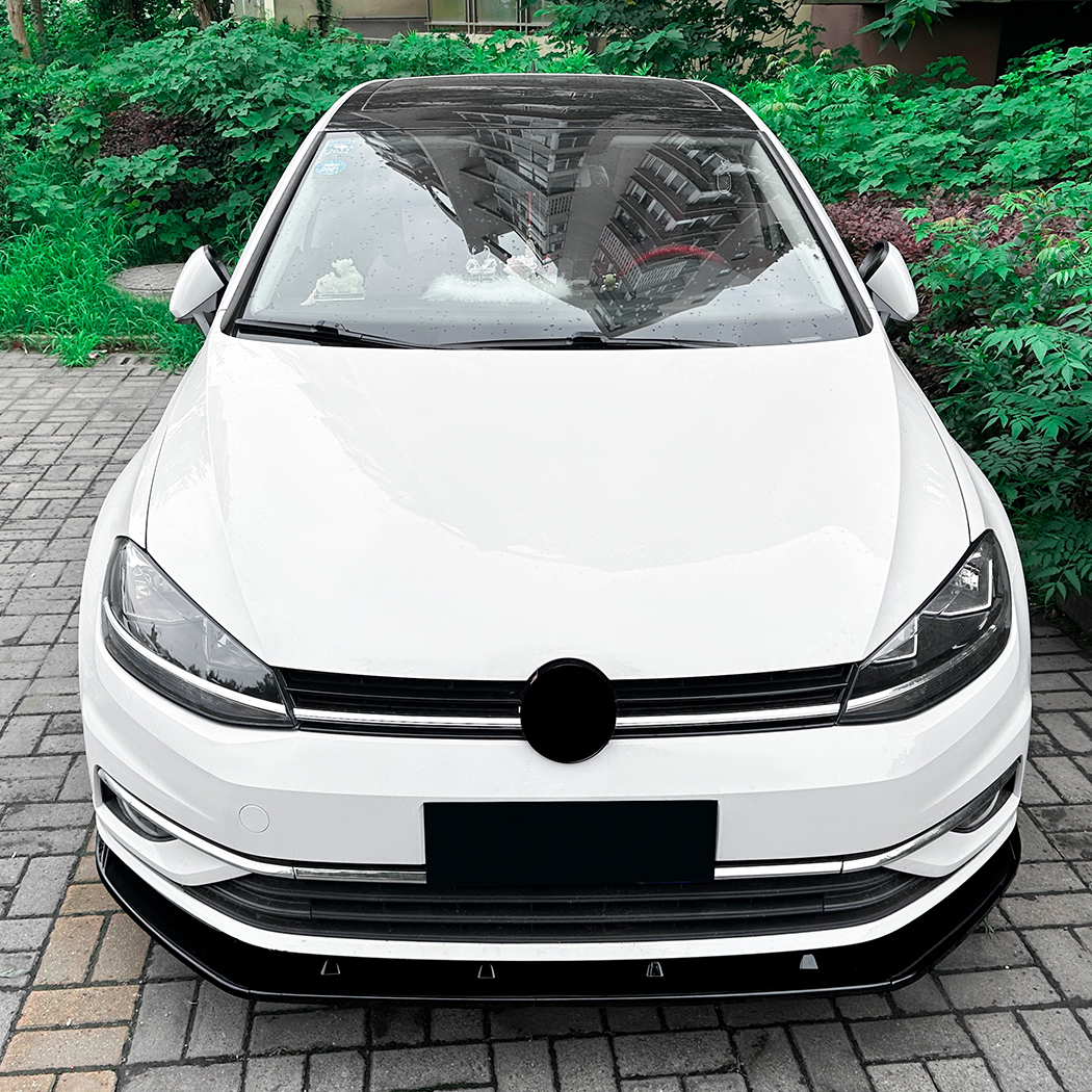 AMP-Z Front Bumper Lip Spiltter For VW Volkswagen Golf MK7.5 Standard 2017-2019