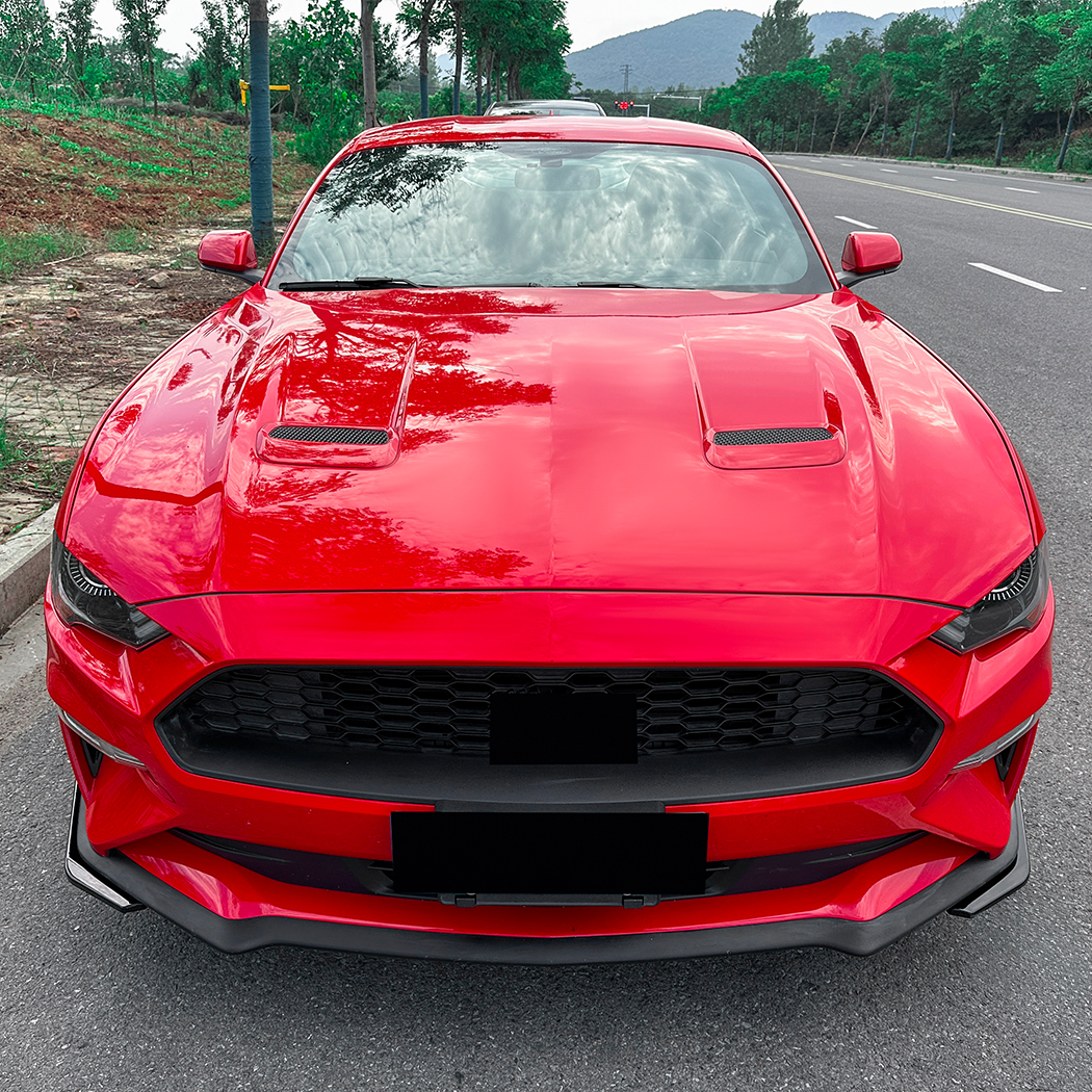 AMP-Z Front Side Splitter Sticker For Ford Mustang MK6.5 2018-2023