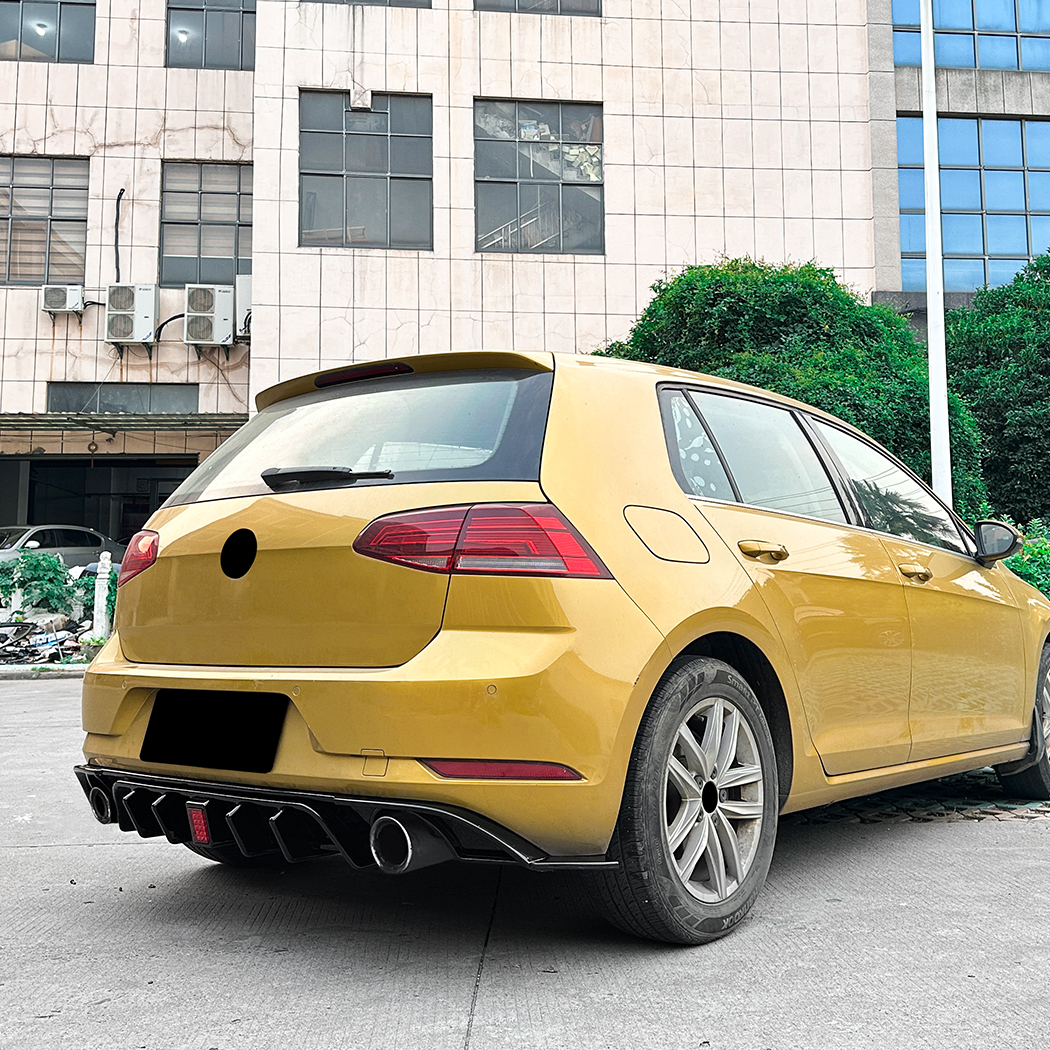 AMP-Z Rear Bumper Spoiler Lip For VW Golf MK7.5 Standard GTI 2017-2019