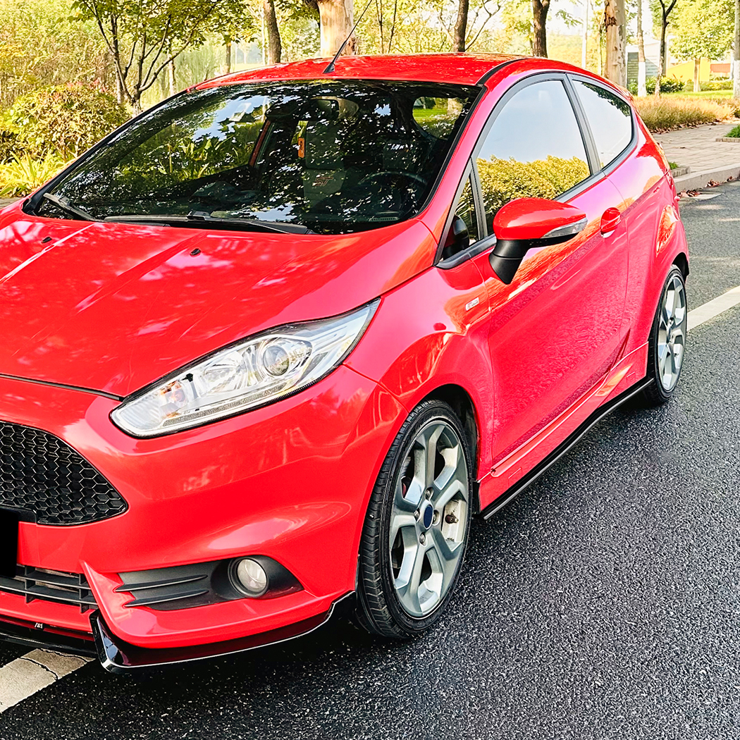 AMP-Z Side Skirt Rocker Panel Splitter Lip For Ford Fiesta MK7 ST Line 2012-2017