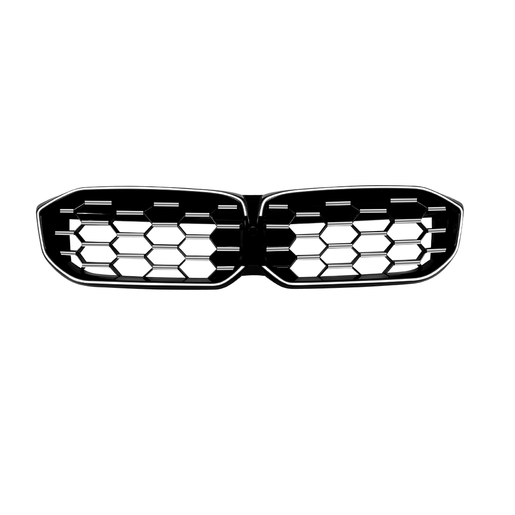 AMP-Z Front Bumper Grille Grill Silver For BMW 3 Series G20 G21 LCI 2023+