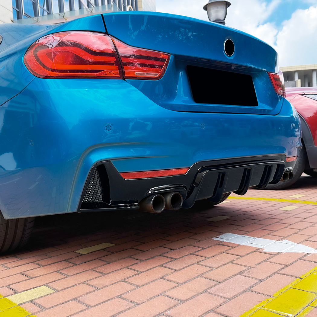 AMP-Z Rear Bumper Spoiler Lip For BMW 4 Series F32 F33 F36 M Sport 2014-2020