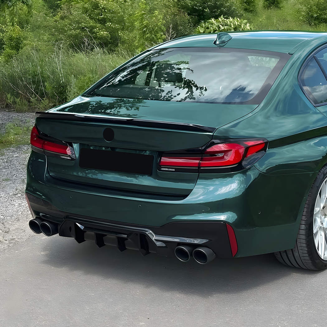 AMP-Z Rear Bumper Spoiler Lip For BMW 5 Series G30 G31 M Sport 2018-2023