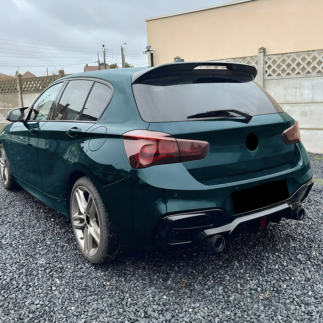 AMP-Z Rear Bumper Spoiler Lip For BMW 1 Series F20 F21 LCI M Sport 2015-2019
