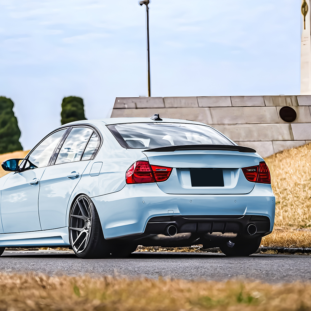 AMP-Z Rear Bumper Spoiler Lip For BMW 3 Series E90 E91 M Sport 2005-2012