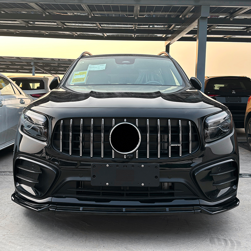 AMP-Z Front Bumper Lip Spiltter For Mercedes Benz GLB Class X247 Facelift AMG Line 2024+