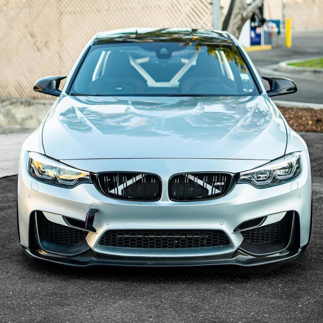AMP-Z Front Bumper Lip Spiltter For BMW 3 Series F80 F82 F83 2015-2020