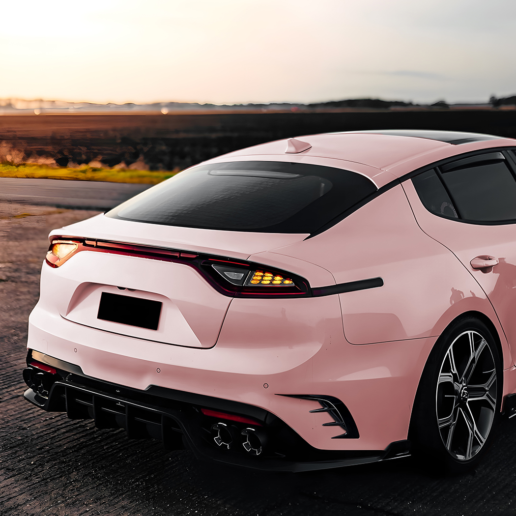 AMP-Z Rear Bumper Fins Spoiler Canards For Kia Stinger 2018+