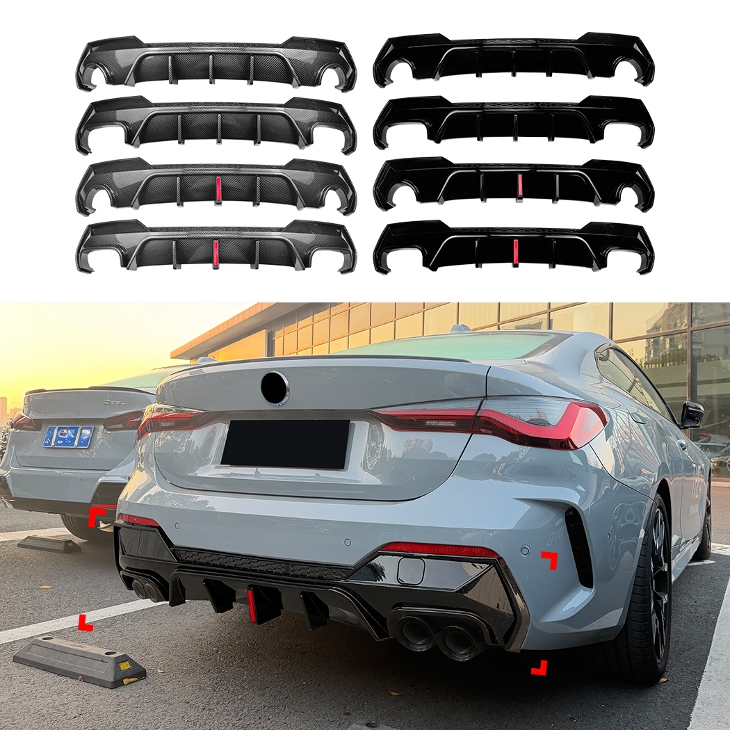 AMP-Z Rear Bumper Spoiler Lip For BMW 4 Series G22 G23 M Sport 2020+