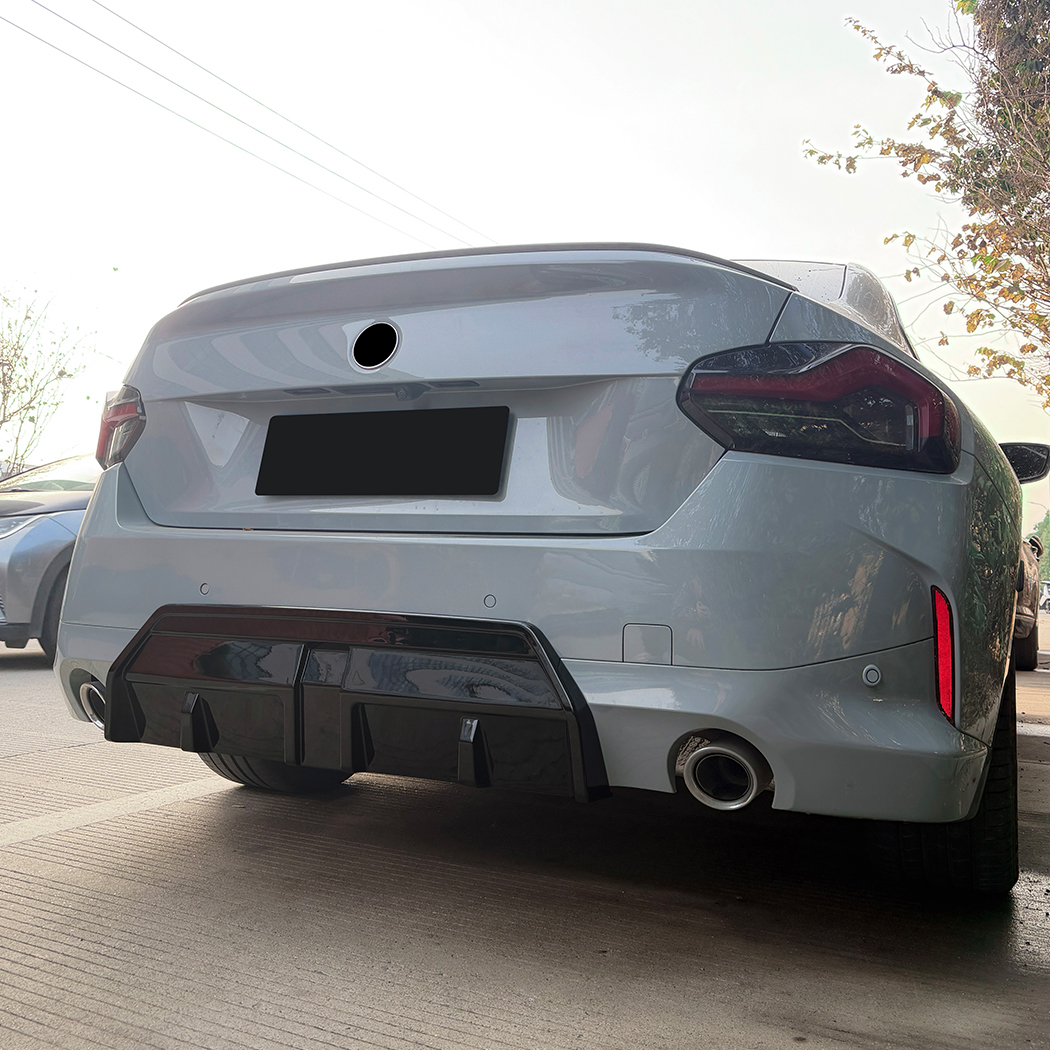 AMP-Z Rear Bumper Spoiler Lip For BMW 2 Series Coupe G42 M Sport 2022+