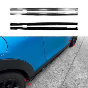 AMP-Z Side Skirt Rocker Panel Splitter Lip For BMW Mini Cooper F56 F57 3-Doors Standard 2014-2024
