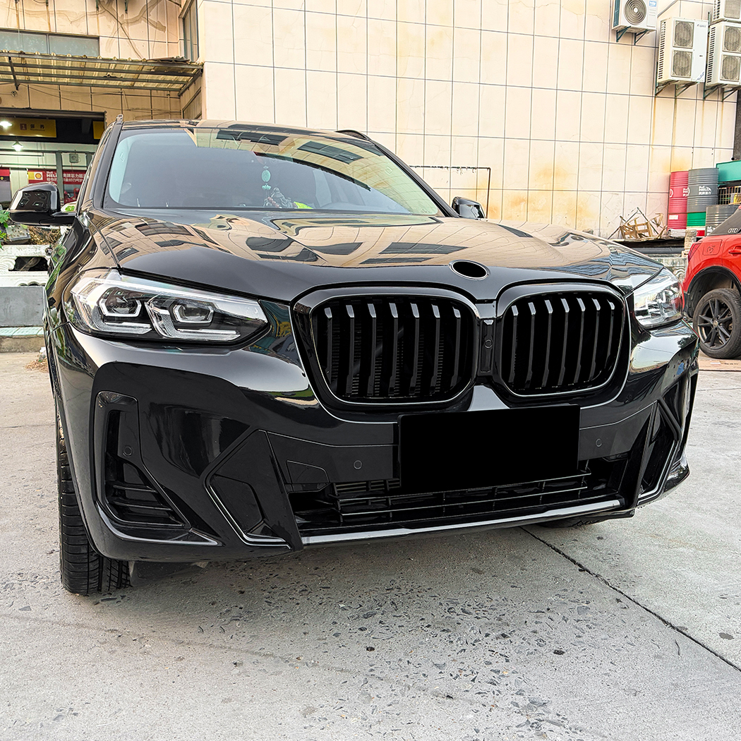 AMP-Z Front Bumper Grille Grill For BMW X3 G01 X4 G02 LCI 2022-2024