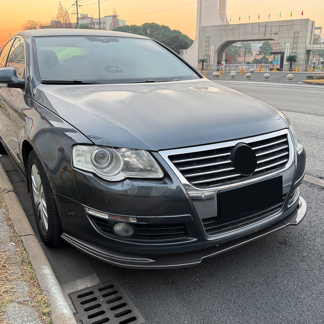 AMP-Z Front Bumper Lip Splitter For VW Volkswagen Passat B6 2005-2010