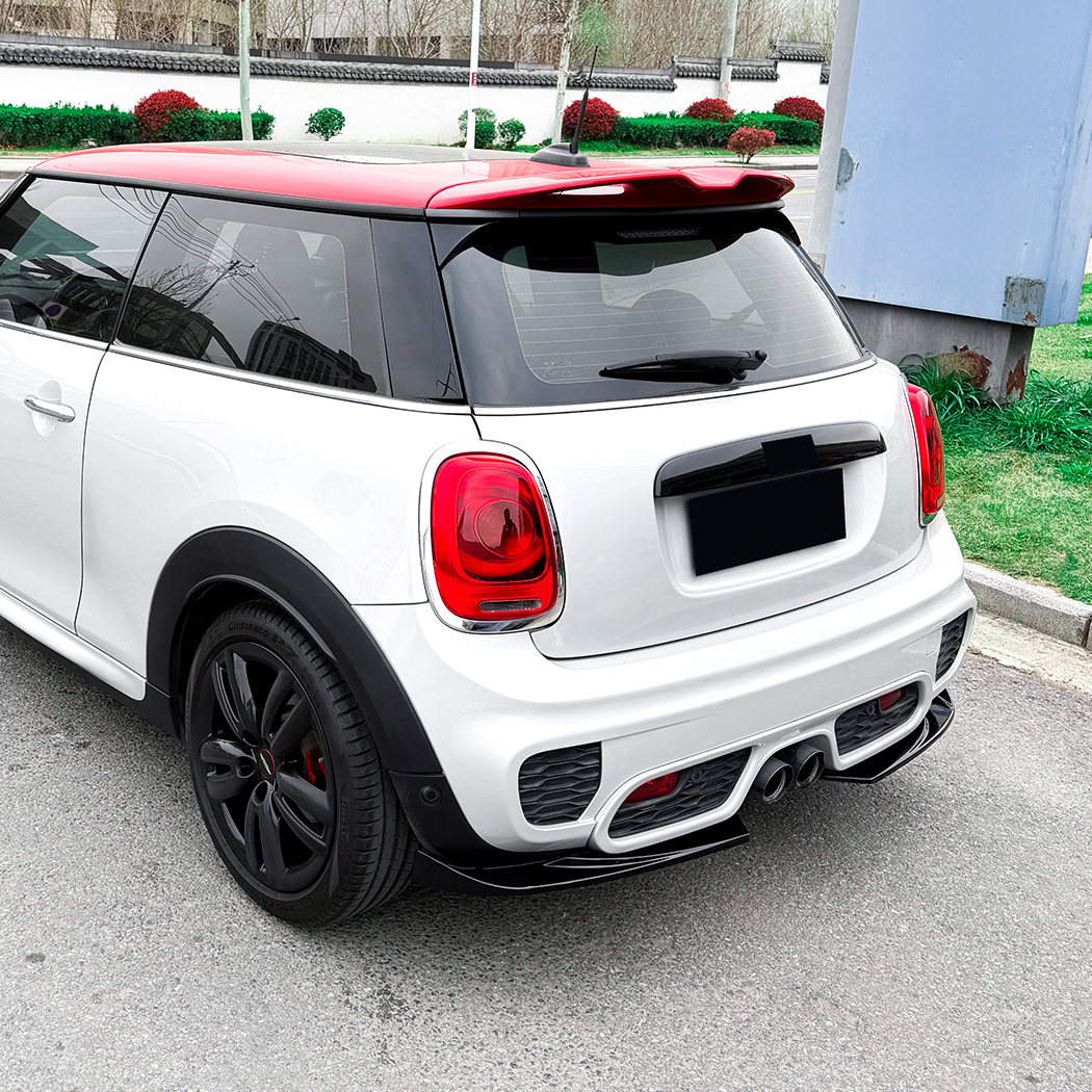 AMP-Z Rear Bumper Spoiler Lip For BMW Mini Cooper F55 F56 F57 JCW Pre-Facelift 2014-2021