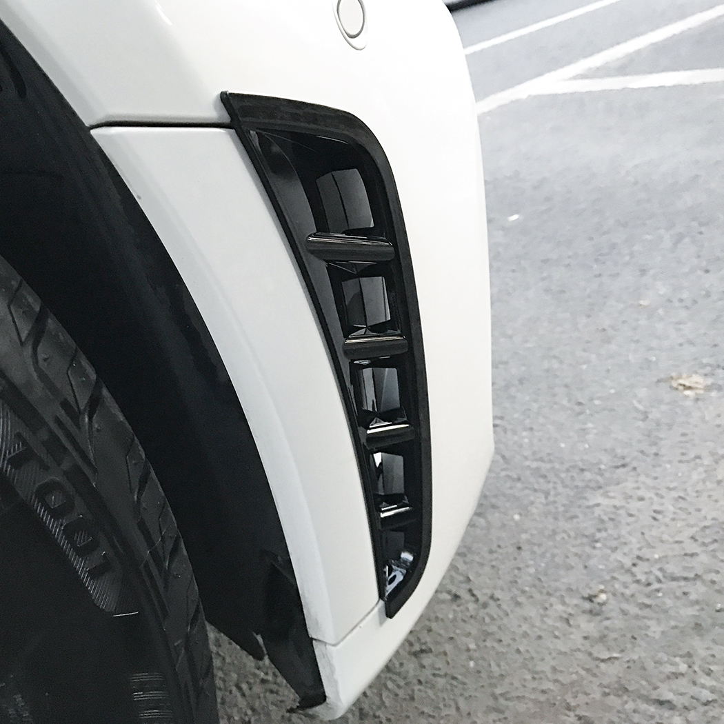 AMP-Z Front Side Splitter Sticker For Mercedes Benz C Class W205 C205 S205 2019+