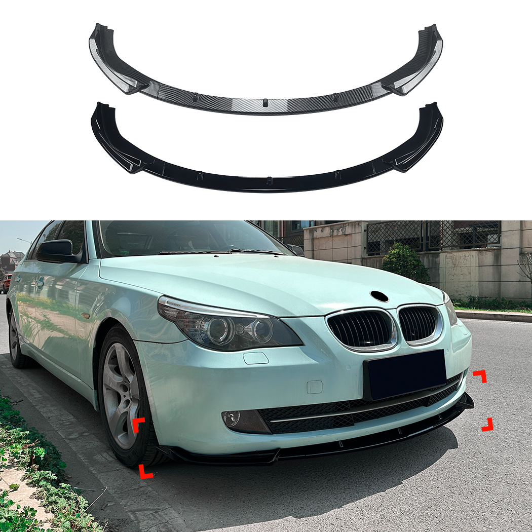 AMP-Z Front Bumper Lip Spiltter For BMW 5 Series E60 E61 2008-2010