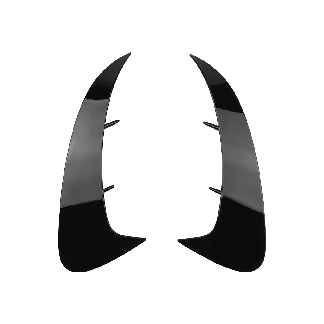 AMP-Z Rear Bumper Fins Spoiler Canards For Mercedes Benz A Class W177 Sedan AMG 2018+