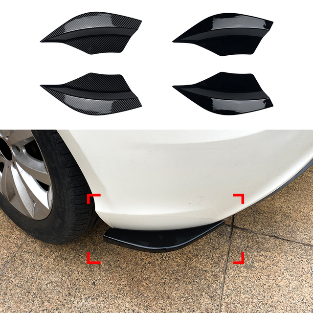 AMP-Z Rear Side Splitter Sticker For Mercedes Benz A Class W176 2013-2018