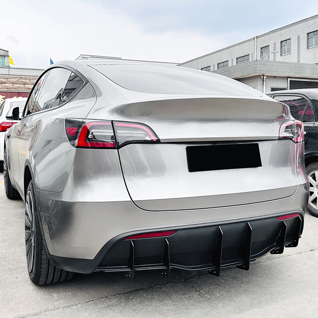 AMP-Z Rear Bumper Spoiler Diffuser Valance Lip For Tesla Model Y 2019+