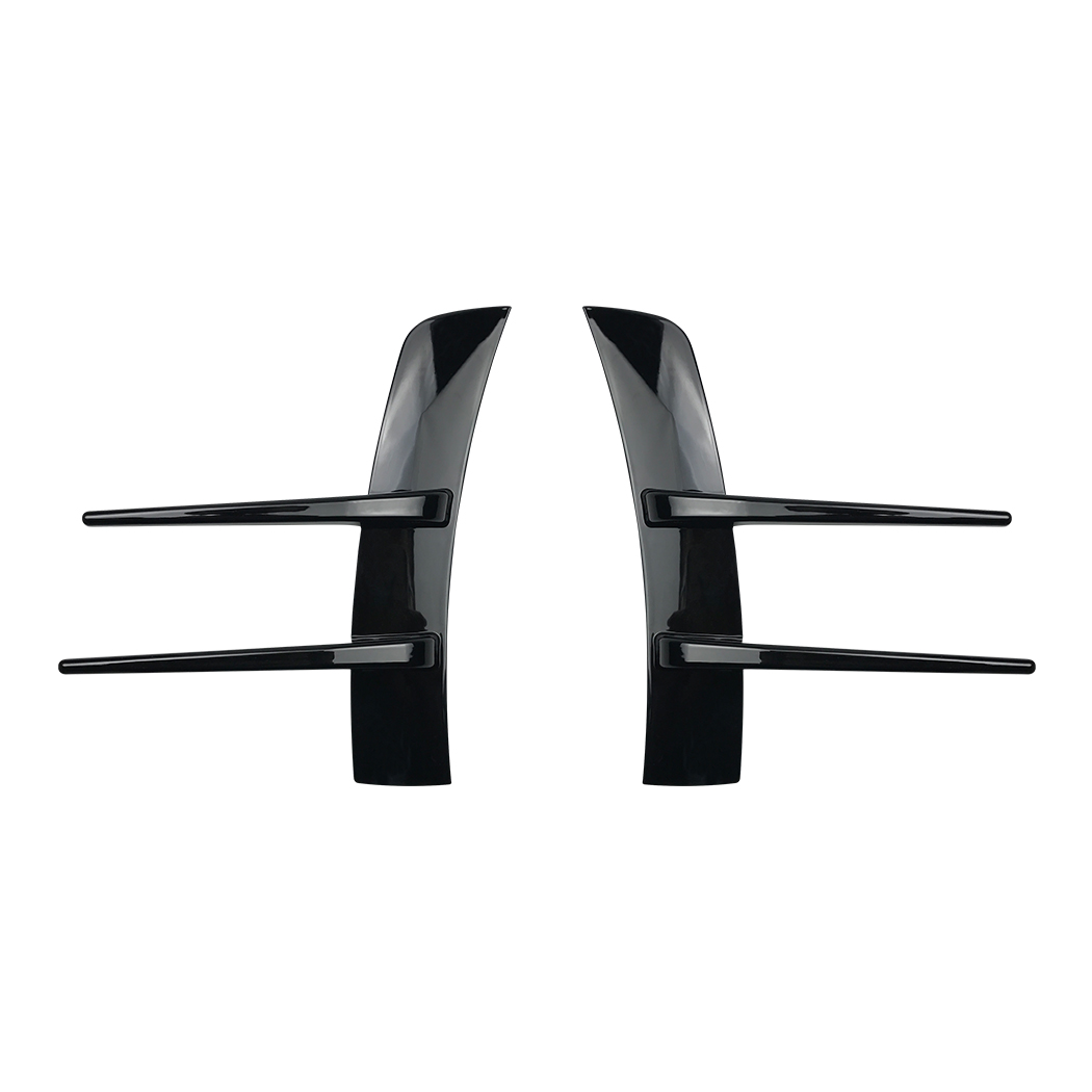AMP-Z Front Bumper Fins Side Spoiler Canards (Type B) For Mercedes Benz A Class W177 Hatchback/Sedan AMG Line 2018+