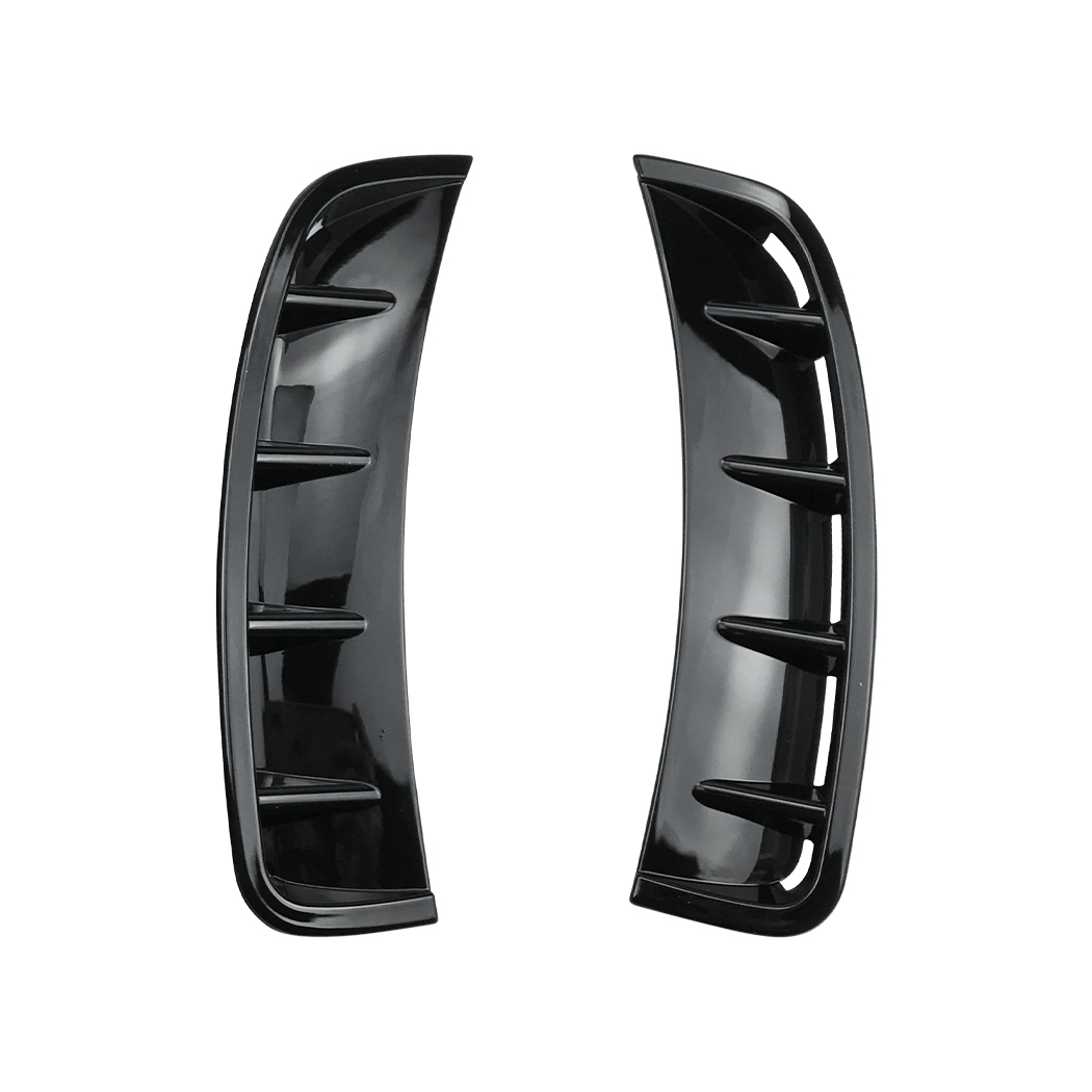AMP-Z Front Bumper Fins Side Spoiler Canards (Type A) For Mercedes Benz A Class W177 Hatchback/Sedan AMG Line 2018+