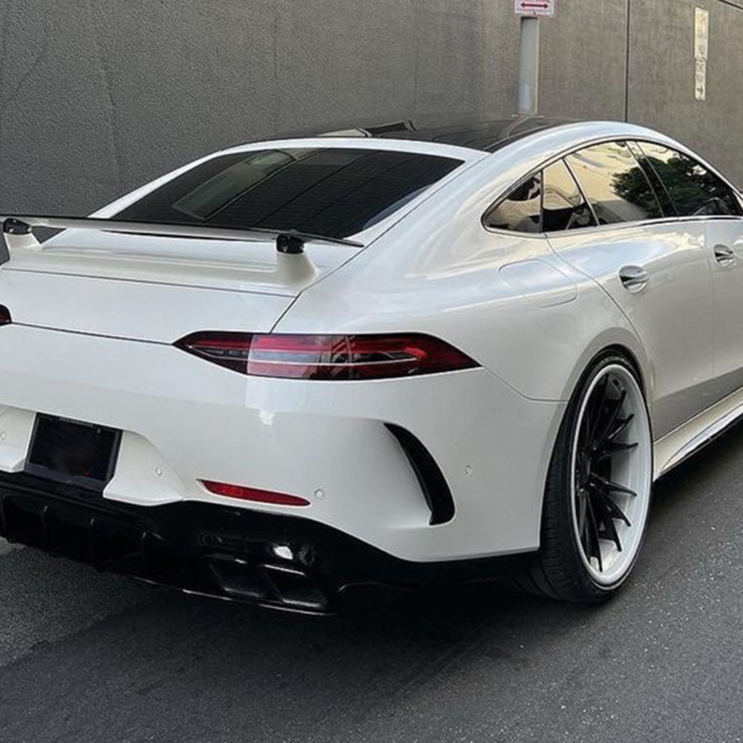 AMP-Z Rear Bumper Fins Spoiler Canards For Mercedes Benz AMG GT50 GT63