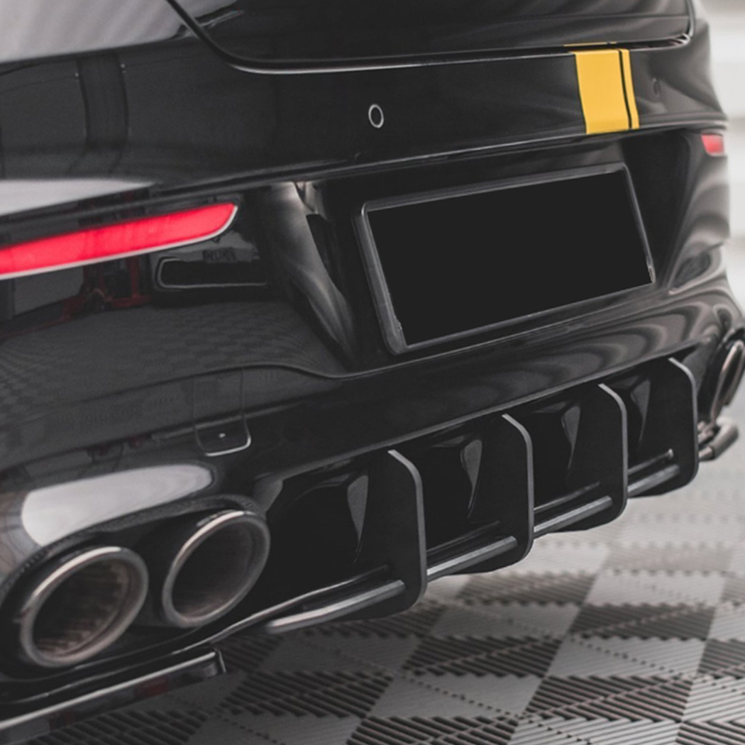 AMP-Z Rear Bumper Spoiler Diffuser Valance Lip For Mercedes Benz CLA Class CLA35 CLA45 AMG 2020+
