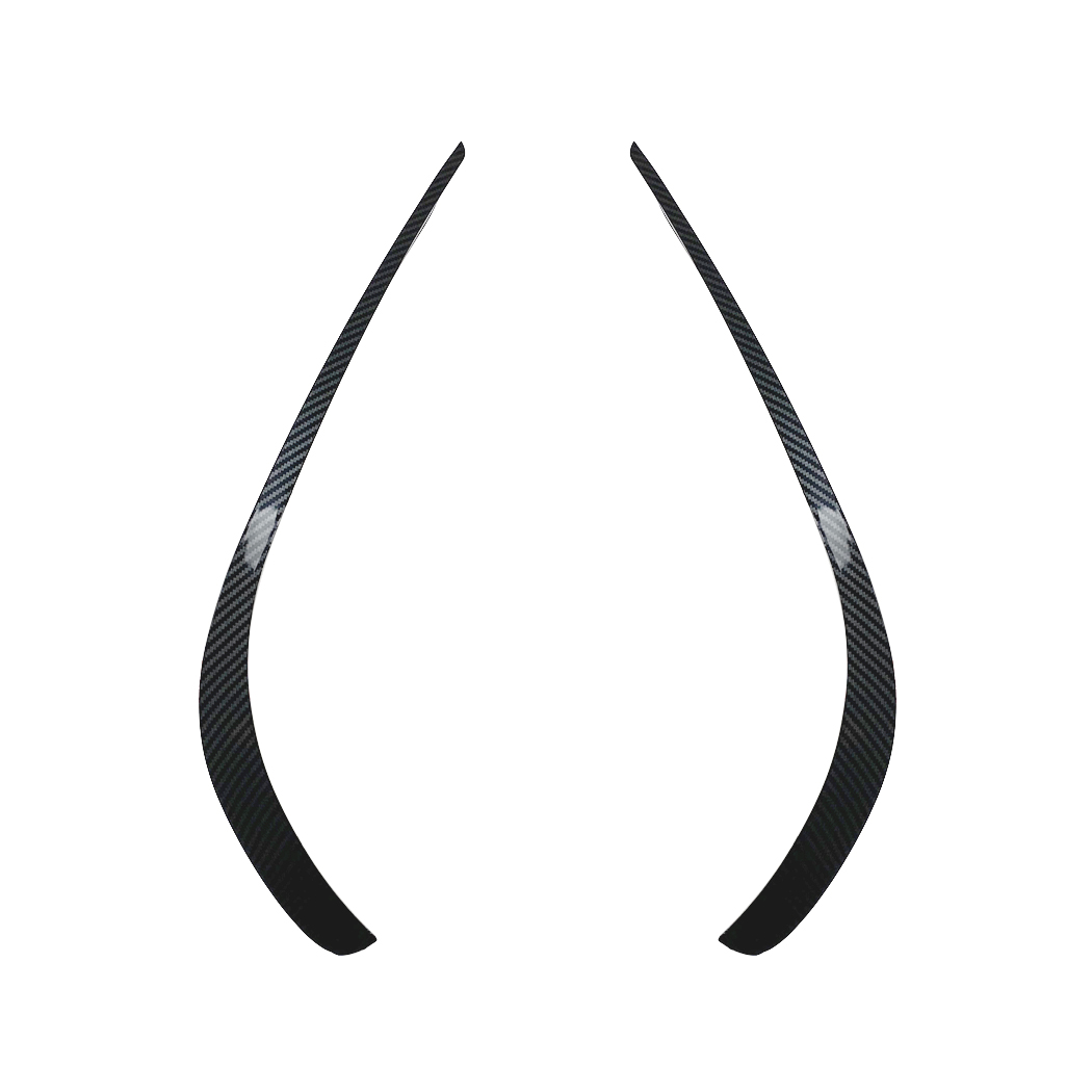 AMP-Z Front Bumper Fins Spoiler Canards For Mercedes Benz CLS Class C218 X218 Facelift AMG-Line 2015-2017