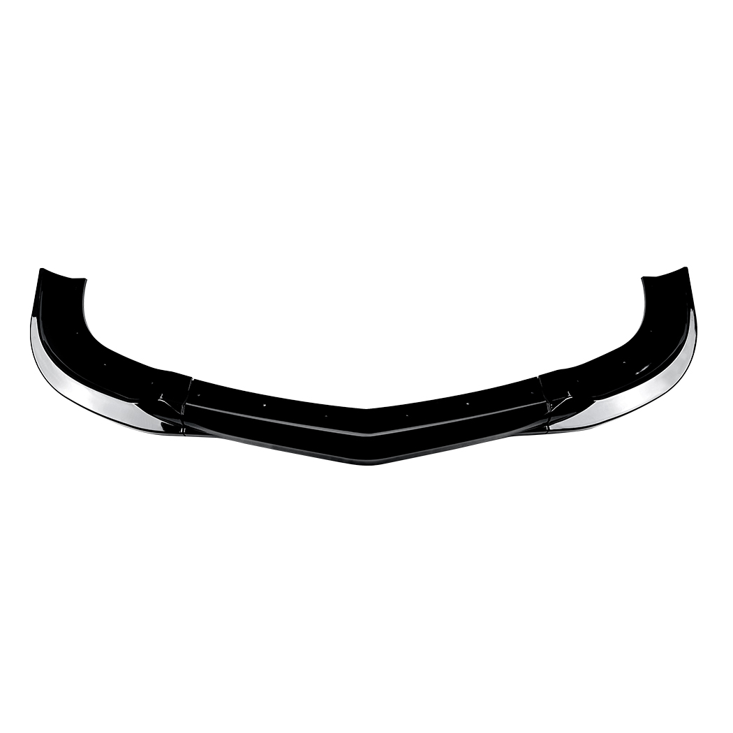 AMP-Z Front Bumper Lip Spiltter For Mercedes Benz C Class W204 Pre-Facelift C63 AMG 2007-2010