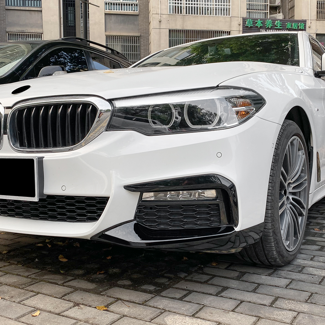 AMP-Z Front Side Splitter Sticker For BMW 5 Series G30 G31 Pre-Facelift 2017-2020