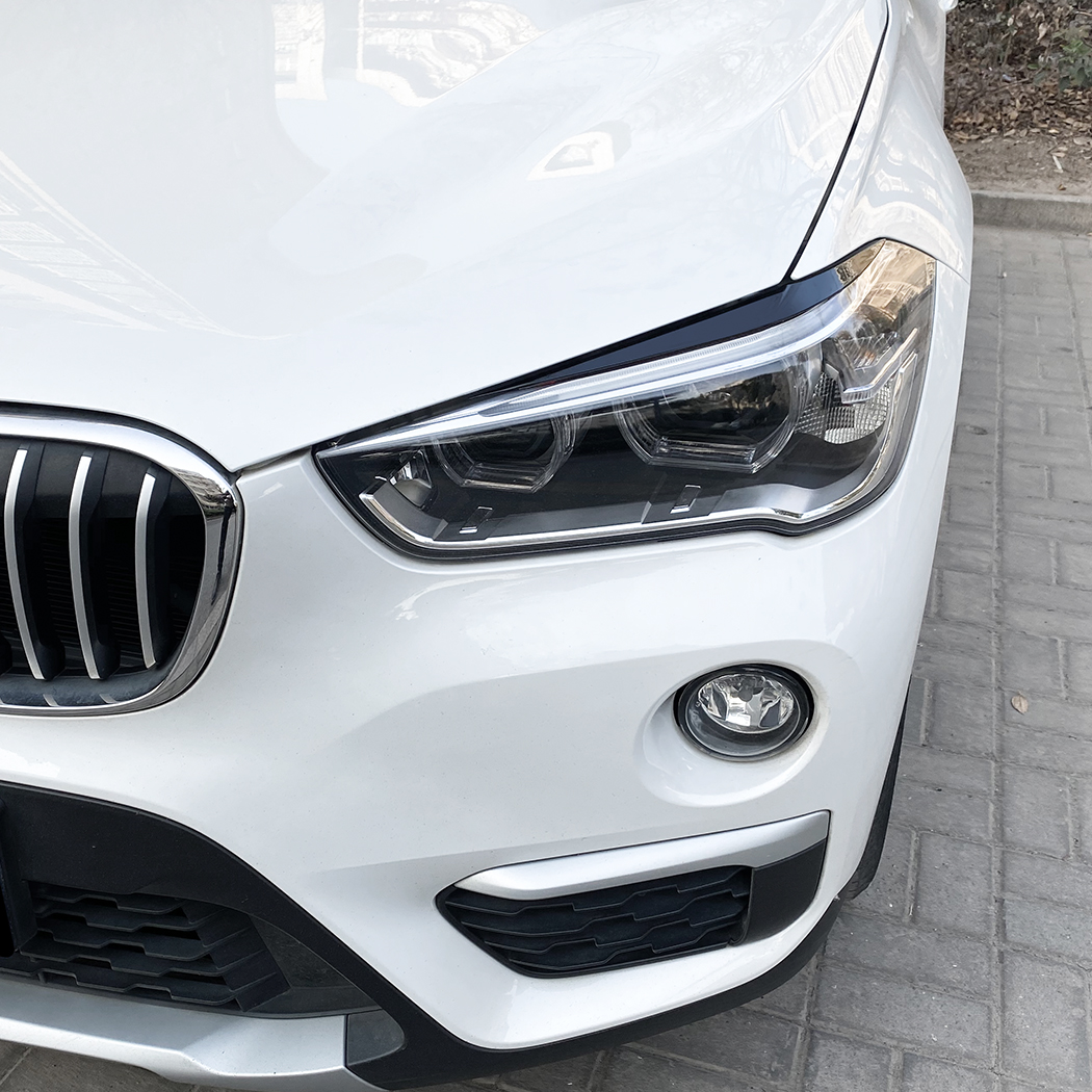 AMP-Z Headlight Eyebrows Eyelids Sticker For BMW X1 F48 2015+