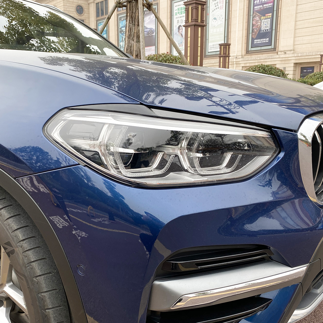AMP-Z Headlight Eyebrows Eyelids Sticker For BMW X3 G01 X4 G02 2018+