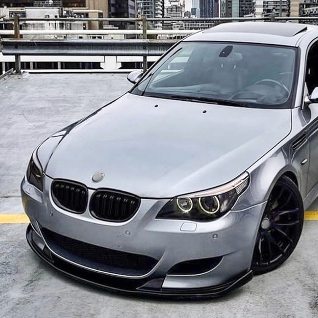 AMP-Z Front Bumper Lip Spiltter For BMW 5 Series E60 E61 M5 2005-2010