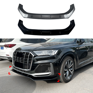 AMP-Z Front Bumper Lip Spiltter For Audi Q7 Sline 2020-2023
