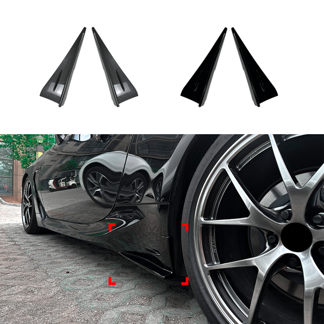 AMP-Z Front Side Splitter Sticker For Subaru BRZ For Toyota GR86 2022+