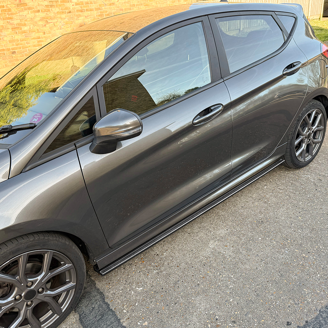 AMP-Z Side Skirt Rocker Panel Splitter Lip For Ford Fiesta MK8 ST Line 2018+