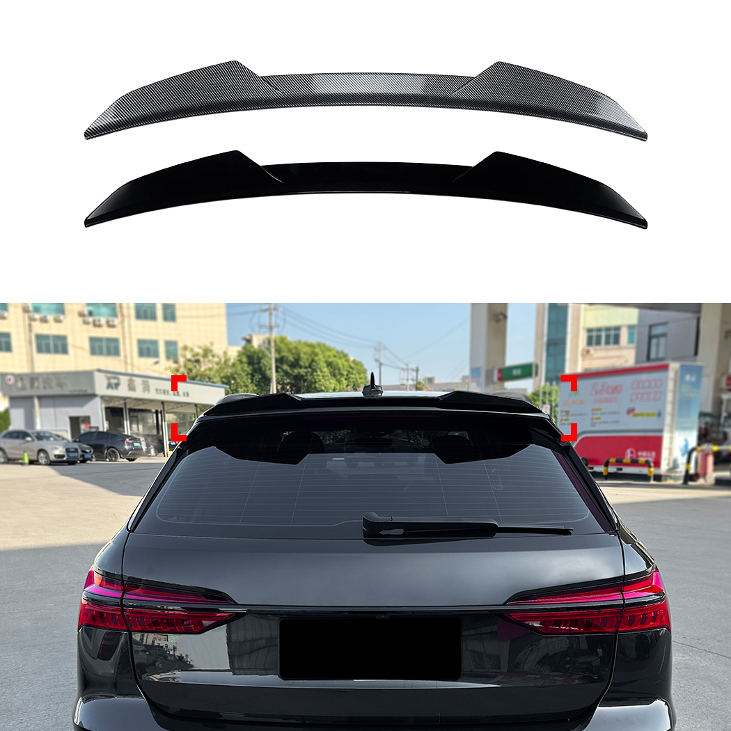 AMP-Z Rear Roof Wing Spoiler For Audi A6 C8 Avant Sline 2019-2024