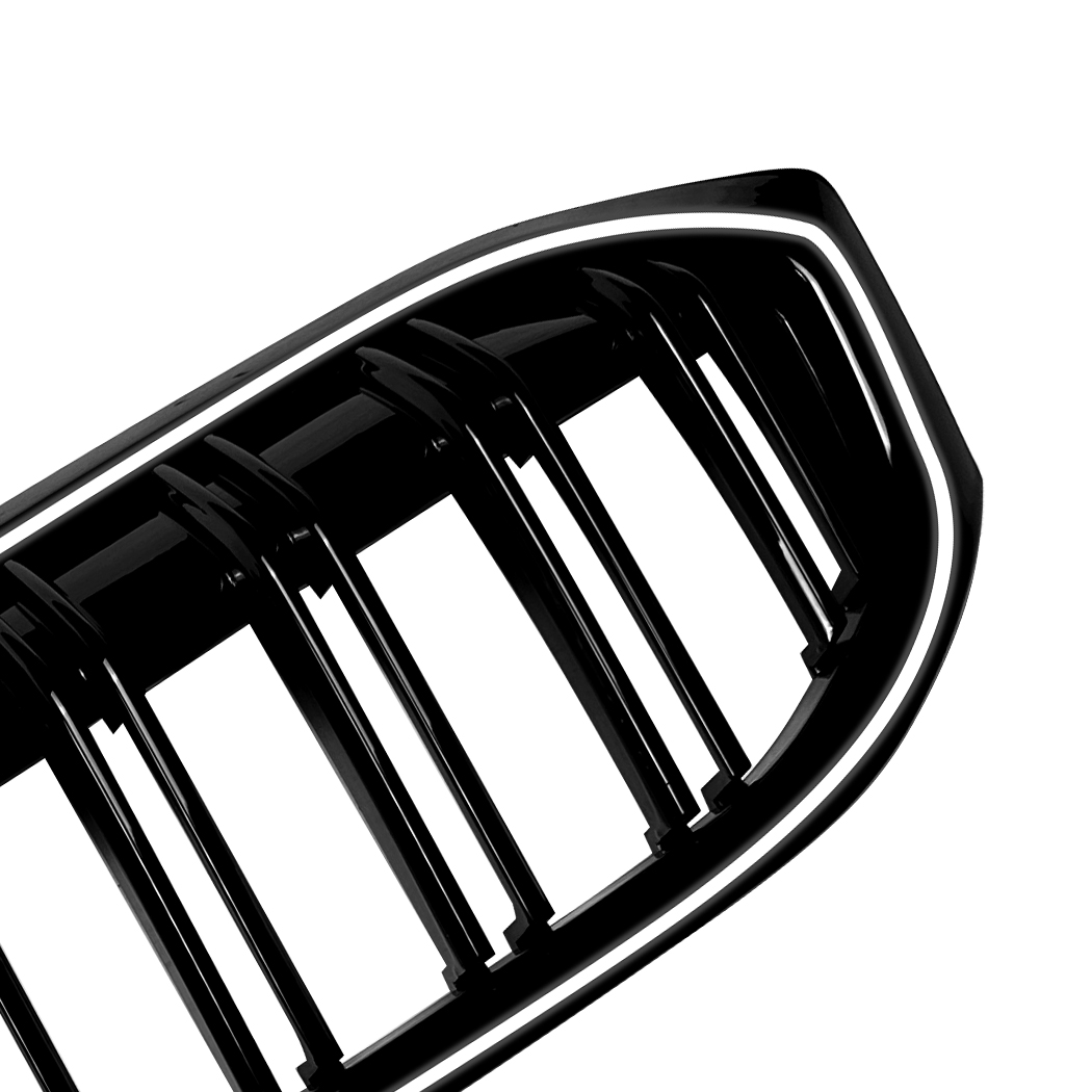 AMP-Z Front Bumper Grille Grill Black For BMW 3 Series G20 G21 LCI 2023+