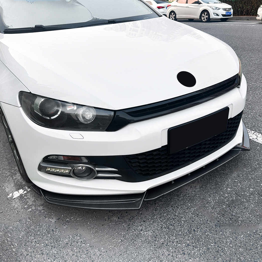 AMP-Z Front Bumper Lip Spiltter For VW Volkswagen Scirocco MK3 Pre-Facelift Rline GTS 2008-2014