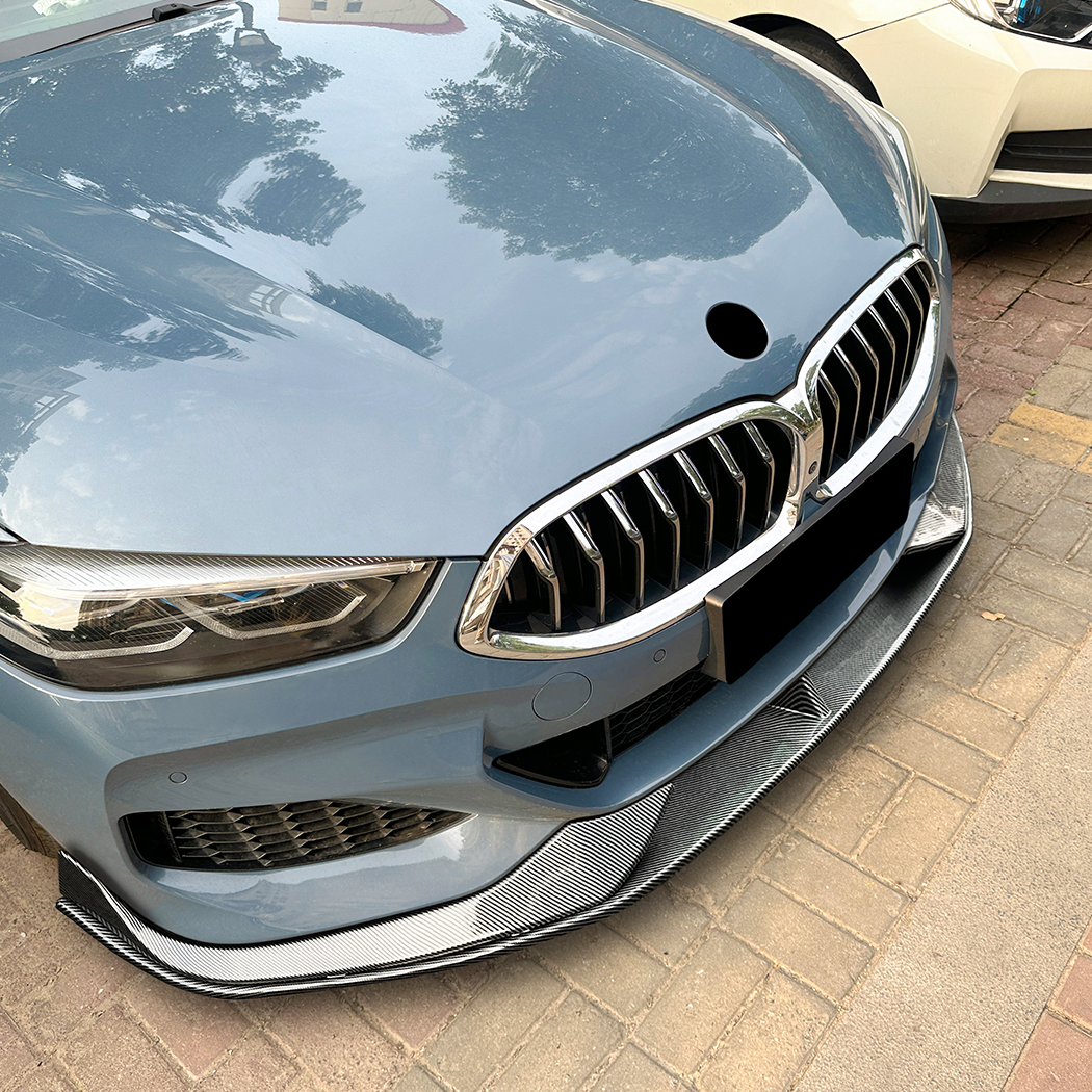 AMP-Z Front Bumper Lip Spiltter For BMW 8 Series G14 G15 G16 M Sport 2019+