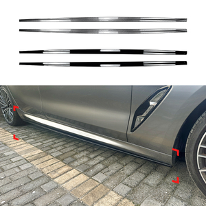 AMP-Z Side Skirt Rocker Panel Splitter Lip For BMW 8 Series G16 Gran Coupe M Sport 2019+
